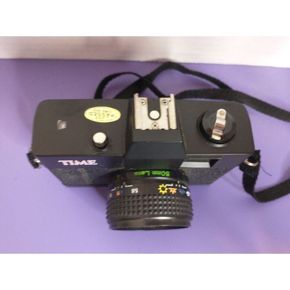 Time Film 35mm Camera Kinetic Optical Glass Lens 50mm Vintage Untested